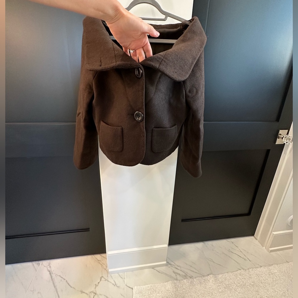 Shawl collar wool jacket SZ MED - Picture 12 of 12